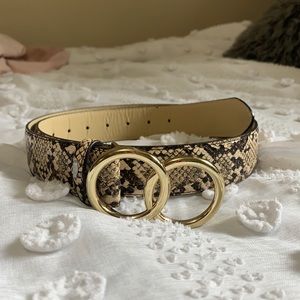 BKE buckle snakeskin